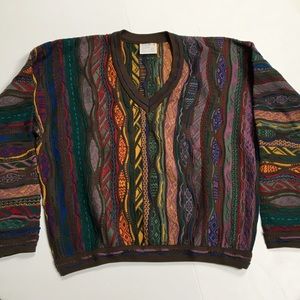 Vintage Authentic Coogi multicolor sweater